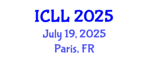 International Conference on Language Learning (ICLL) July 19, 2025 - Paris, France