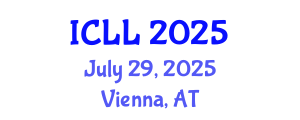 International Conference on Language Learning (ICLL) July 29, 2025 - Vienna, Austria