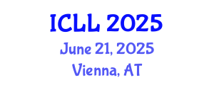 International Conference on Language Learning (ICLL) June 21, 2025 - Vienna, Austria
