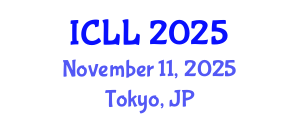 International Conference on Language Learning (ICLL) November 11, 2025 - Tokyo, Japan