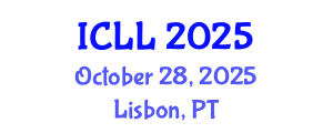 International Conference on Language Learning (ICLL) October 28, 2025 - Lisbon, Portugal