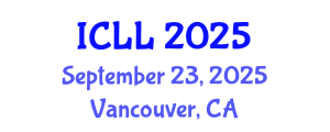 International Conference on Language Learning (ICLL) September 23, 2025 - Vancouver, Canada
