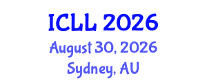 International Conference on Language Learning (ICLL) August 30, 2026 - Sydney, Australia