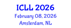 International Conference on Language Learning (ICLL) February 08, 2026 - Amsterdam, Netherlands
