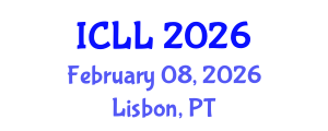 International Conference on Language Learning (ICLL) February 08, 2026 - Lisbon, Portugal