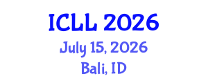 International Conference on Language Learning (ICLL) July 15, 2026 - Bali, Indonesia