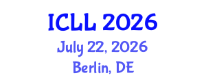 International Conference on Language Learning (ICLL) July 22, 2026 - Berlin, Germany