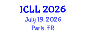 International Conference on Language Learning (ICLL) July 19, 2026 - Paris, France