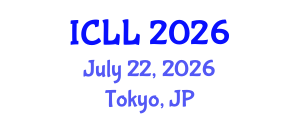 International Conference on Language Learning (ICLL) July 22, 2026 - Tokyo, Japan