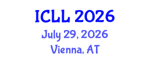 International Conference on Language Learning (ICLL) July 29, 2026 - Vienna, Austria