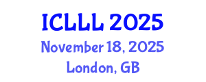 International Conference on Language, Linguistics and Literature (ICLLL) November 18, 2025 - London, United Kingdom