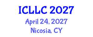 International Conference on Language, Literature and Culture (ICLLC) April 24, 2027 - Nicosia, Cyprus International Conference on Language, Literature and Culture (ICLLC) April 24, 2027 - Nicosia, Cyprus