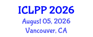 International Conference on Language Policy and Planning (ICLPP) August 05, 2026 - Vancouver, Canada