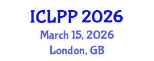 International Conference on Language Policy and Planning (ICLPP) March 15, 2026 - London, United Kingdom