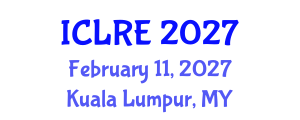 International Conference on Language Resources and Evaluation (ICLRE) February 11, 2027 - Kuala Lumpur, Malaysia International Conference on Language Resources and Evaluation (ICLRE) February 11, 2027 - Kuala Lumpur, Malaysia