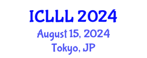 International Conference on Languages, Literature and Linguistics (ICLLL) August 15, 2024 - Tokyo, Japan