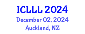International Conference on Languages, Literature and Linguistics (ICLLL) December 02, 2024 - Auckland, New Zealand