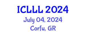 International Conference on Languages, Literature and Linguistics (ICLLL) July 04, 2024 - Corfu, Greece