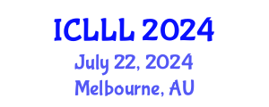 International Conference on Languages, Literature and Linguistics (ICLLL) July 22, 2024 - Melbourne, Australia