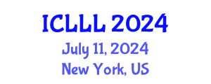 International Conference on Languages, Literature and Linguistics (ICLLL) July 11, 2024 - New York, United States