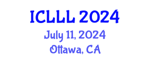 International Conference on Languages, Literature and Linguistics (ICLLL) July 11, 2024 - Ottawa, Canada