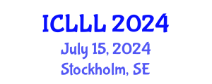International Conference on Languages, Literature and Linguistics (ICLLL) July 15, 2024 - Stockholm, Sweden
