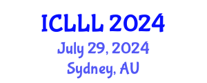 International Conference on Languages, Literature and Linguistics (ICLLL) July 29, 2024 - Sydney, Australia