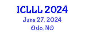 International Conference on Languages, Literature and Linguistics (ICLLL) June 27, 2024 - Oslo, Norway