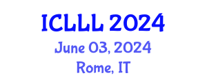 International Conference on Languages, Literature and Linguistics (ICLLL) June 03, 2024 - Rome, Italy