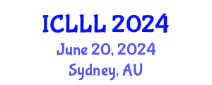 International Conference on Languages, Literature and Linguistics (ICLLL) June 20, 2024 - Sydney, Australia