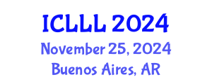International Conference on Languages, Literature and Linguistics (ICLLL) November 25, 2024 - Buenos Aires, Argentina
