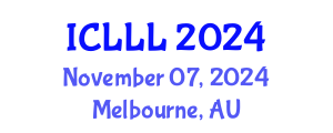 International Conference on Languages, Literature and Linguistics (ICLLL) November 07, 2024 - Melbourne, Australia
