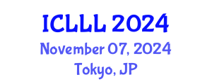 International Conference on Languages, Literature and Linguistics (ICLLL) November 07, 2024 - Tokyo, Japan
