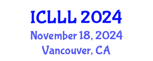 International Conference on Languages, Literature and Linguistics (ICLLL) November 18, 2024 - Vancouver, Canada