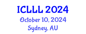 International Conference on Languages, Literature and Linguistics (ICLLL) October 10, 2024 - Sydney, Australia