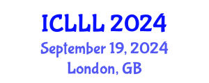 International Conference on Languages, Literature and Linguistics (ICLLL) September 19, 2024 - London, United Kingdom