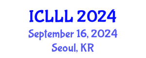 International Conference on Languages, Literature and Linguistics (ICLLL) September 16, 2024 - Seoul, Republic of Korea