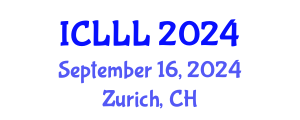 International Conference on Languages, Literature and Linguistics (ICLLL) September 16, 2024 - Zurich, Switzerland