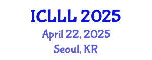 International Conference on Languages, Literature and Linguistics (ICLLL) April 22, 2025 - Seoul, Republic of Korea