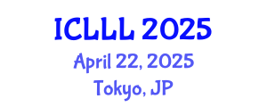 International Conference on Languages, Literature and Linguistics (ICLLL) April 22, 2025 - Tokyo, Japan