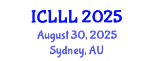 International Conference on Languages, Literature and Linguistics (ICLLL) August 30, 2025 - Sydney, Australia
