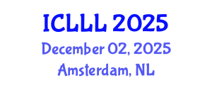 International Conference on Languages, Literature and Linguistics (ICLLL) December 02, 2025 - Amsterdam, Netherlands