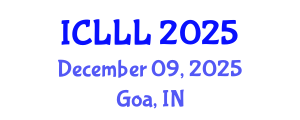International Conference on Languages, Literature and Linguistics (ICLLL) December 09, 2025 - Goa, India