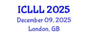 International Conference on Languages, Literature and Linguistics (ICLLL) December 09, 2025 - London, United Kingdom