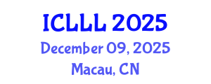 International Conference on Languages, Literature and Linguistics (ICLLL) December 09, 2025 - Macau, China