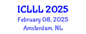 International Conference on Languages, Literature and Linguistics (ICLLL) February 08, 2025 - Amsterdam, Netherlands