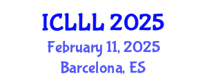 International Conference on Languages, Literature and Linguistics (ICLLL) February 11, 2025 - Barcelona, Spain
