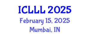 International Conference on Languages, Literature and Linguistics (ICLLL) February 15, 2025 - Mumbai, India