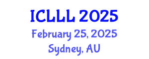 International Conference on Languages, Literature and Linguistics (ICLLL) February 25, 2025 - Sydney, Australia