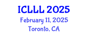 International Conference on Languages, Literature and Linguistics (ICLLL) February 11, 2025 - Toronto, Canada